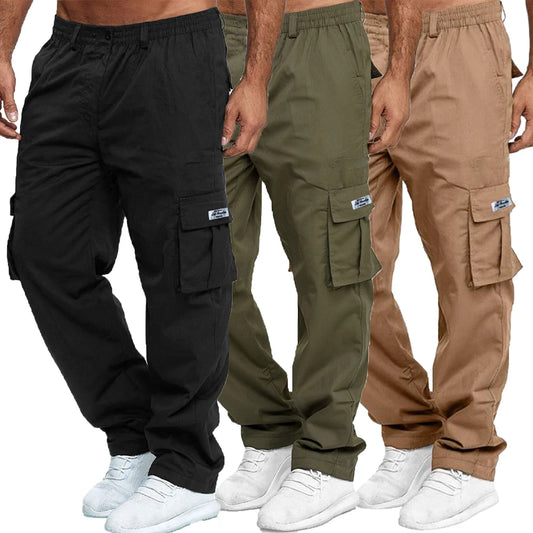 men cargo pants | Sweatpants Outdoor Loose Straight