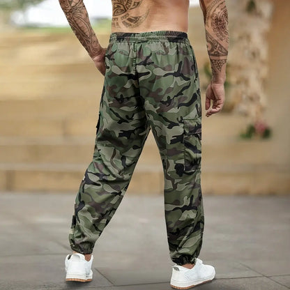 Camo Cargo Pants back View