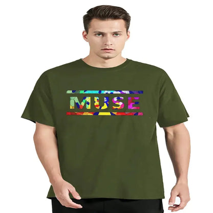 Classic Muse Army Green T Shirt