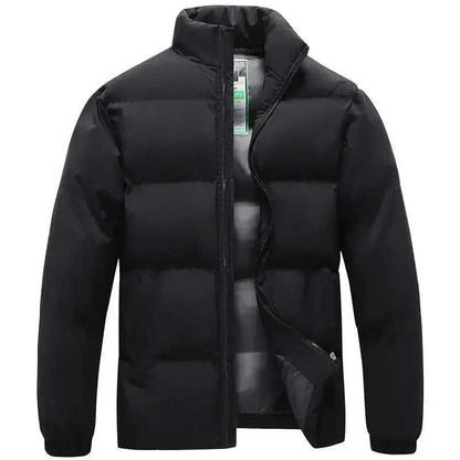 Man Padded Coat Youth Down Black