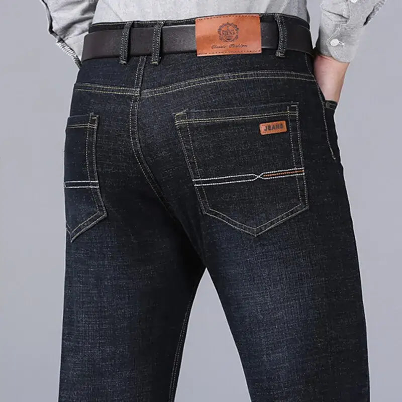New Men Classic Jeans Black