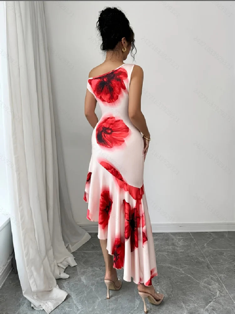 Fashionable Floral Casual Women's Dress | pretty dress