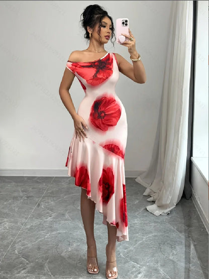 Fashionable Floral Casual Women's Dress | pretty dress