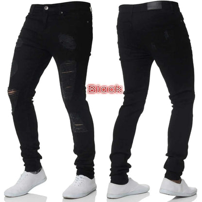 denim jeans for men | Ripped Jeans Men Stretch