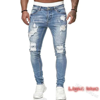 denim jeans for men | Ripped Jeans Men Stretch