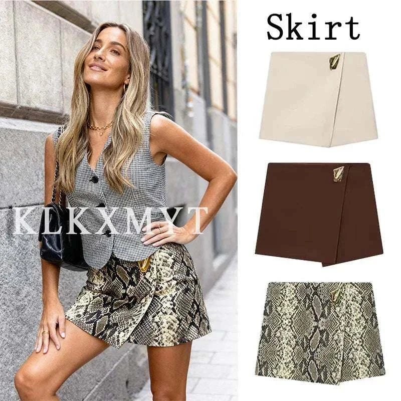 Women Short Skirt 2025 Autumn New Fashion