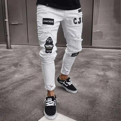 denim jeans for men | Ripped Jeans Men Stretch