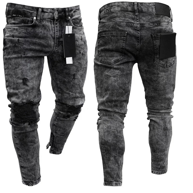 denim jeans for men | Ripped Jeans Men Stretch