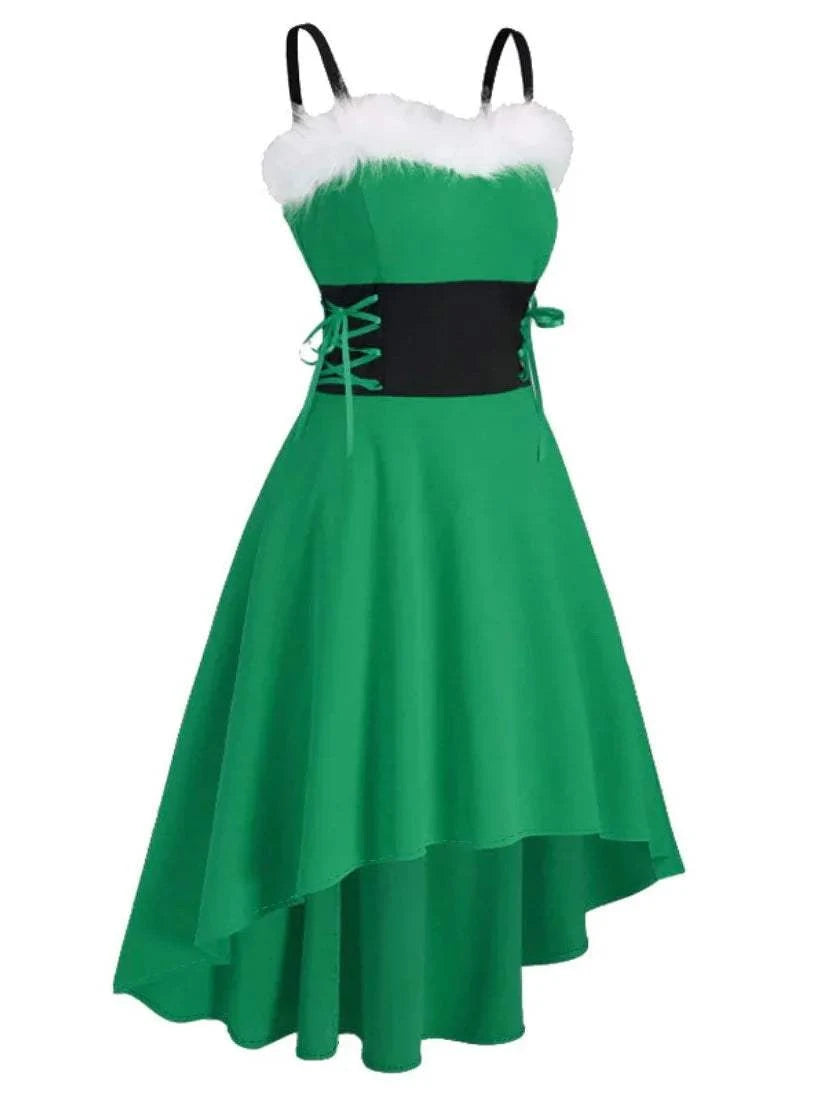 Women's Dress Christmas Floral Print Cold