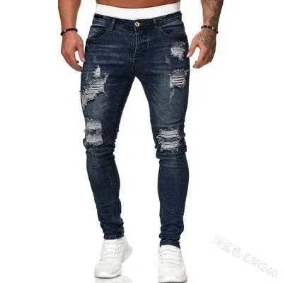 denim jeans for men | Ripped Jeans Men Stretch