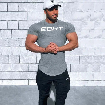 Men's T Shirt Men Summer Short Sleeve Cotton Tshirt Slim Fit Tops Tee Brand Male Clothing Casual Fashion T-shirts Men