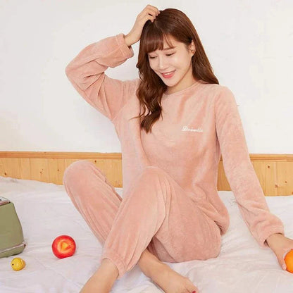 2024 Winter Pyjamas Warm Flannel Women