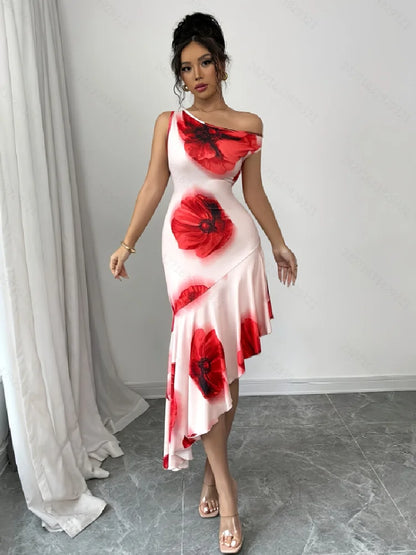 Fashionable Floral Casual Women's Dress | pretty dress