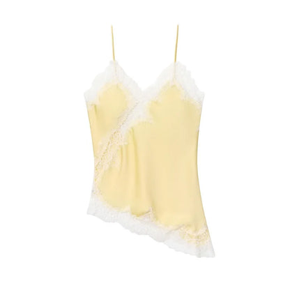 Top Female Backless Yellow Tops for Women 