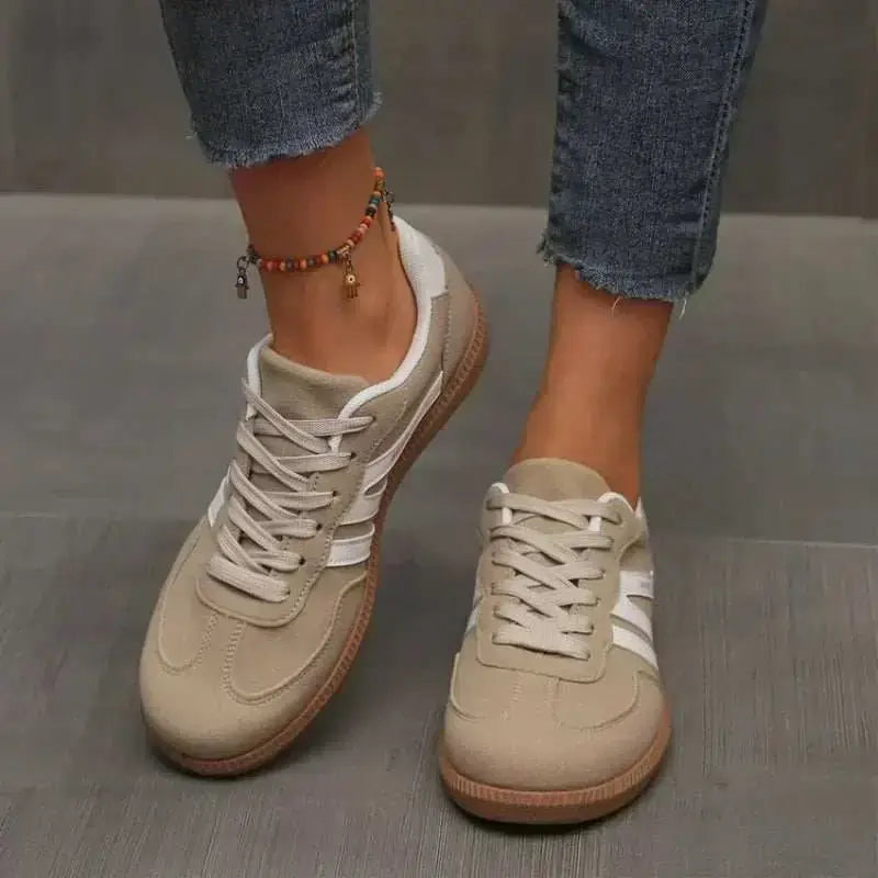 Women Casual Shoes, Women Sneakers 2025 Spring Beige