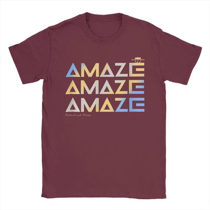 men t shirts | Men T-Shirts Project Hail Mary Funny Space Quote Burgundy