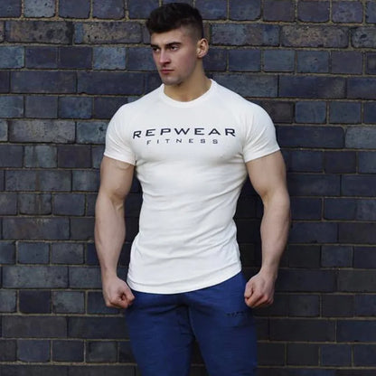 men t shirts | Men T Shirt Short Sleeve Shirts for Men Bodybuilding White